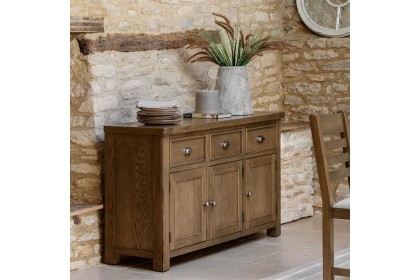 Gallery Direct Hardwick Smoked Oak Large Sideboard Gallery Direct Hardwick Smoked Oak Large Sideboard