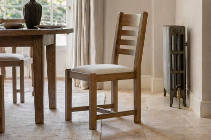 Gallery Direct Hardwick Smoked Oak Dining Chairs (Pair) Gallery Direct Hardwick Smoked Oak Dining Chairs (Pair)