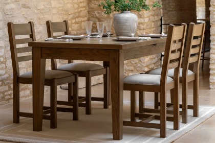 Gallery Direct Hardwick Smoked Oak Dining Chairs (Pair) Gallery Direct Hardwick Smoked Oak Dining Chairs (Pair)