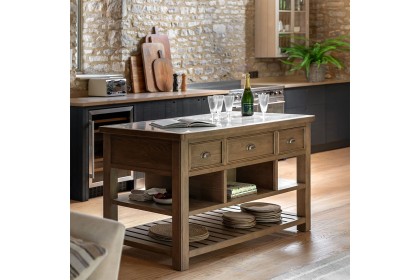 Gallery Direct Hardwick Smoked Oak Kitchen Island Gallery Direct Hardwick Smoked Oak Kitchen Island