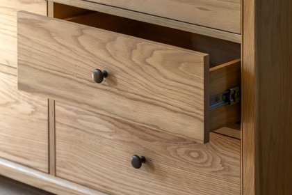 Gallery Direct Malvern Natural Oak 9 Drawer Chest of Drawers Gallery Direct Malvern Natural Oak 9 Drawer Chest of Drawers