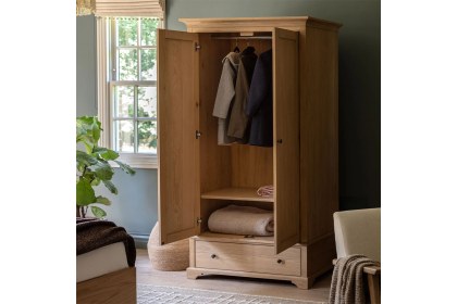 Gallery Direct Malvern Natural Oak Wardrobe Gallery Direct Malvern Natural Oak Wardrobe