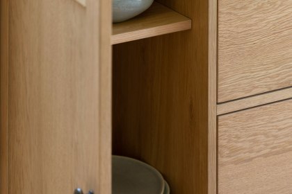 Gallery Direct Malvern Natural Oak 3 Drawer Large Sideboard Gallery Direct Malvern Natural Oak 3 Drawer Large Sideboard