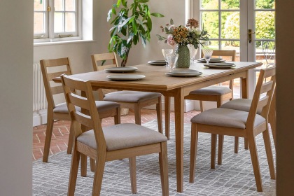 Gallery Direct Malvern Natural Oak Dining Chairs (Pair) Gallery Direct Malvern Natural Oak Dining Chairs (Pair)
