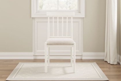 Gallery Direct Eton Painted White Upholstered Dining Chair Gallery Direct Eton Painted White Upholstered Dining Chair
