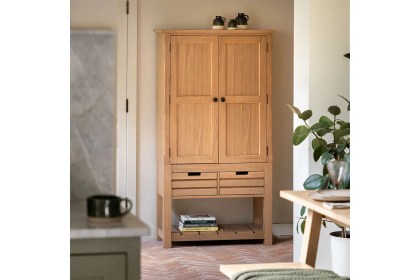 Gallery Direct Eton Natural Larder Cupboard Gallery Direct Eton Natural Larder Cupboard
