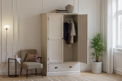 Gallery Direct Eton Painted White Wardrobe Gallery Direct Eton Painted White Wardrobe