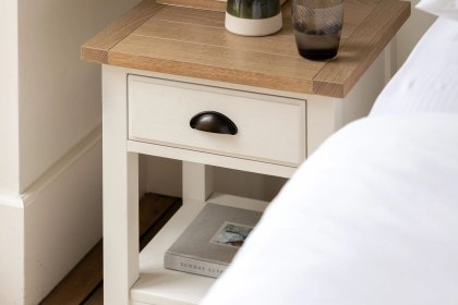 Gallery Direct Eton Painted White 1 Drawer Bedside Table Gallery Direct Eton Painted White 1 Drawer Bedside Table