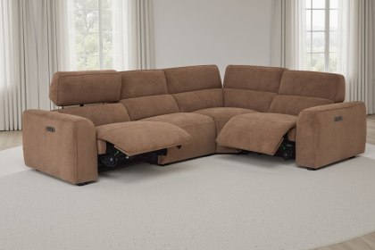 Summer 5 Seater Corner Sofa with Power Recliner and Headrest Summer 5 Seater Corner Sofa with Power Recliner and Headrest