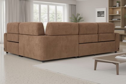 Summer 5 Seater Corner Sofa with Power Recliner and Headrest Summer 5 Seater Corner Sofa with Power Recliner and Headrest