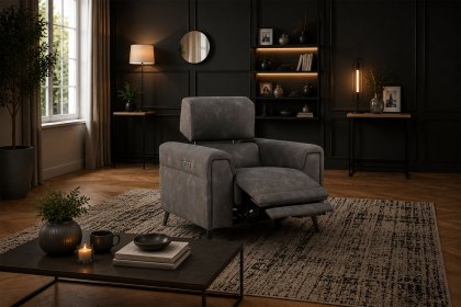 Lumea Tech Recliner Chair with Power Headrest & Bluetooth Speakers Lumea Tech Recliner Chair with Power Headrest & Bluetooth Speakers