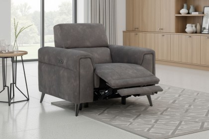 Lumea Recliner Chair with Power Headrest & Bluetooth Speakers Lumea Recliner Chair with Power Headrest & Bluetooth Speakers