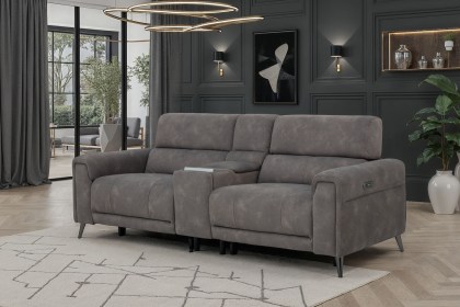 Lumea Tech Smart 3 Seater Recliner Sofa with Power Headrest, Heat Function & Tech Console Lumea Tech Smart 3 Seater Recliner Sofa with Power Headrest, Heat Function & Tech Console