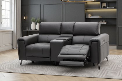 Lumea Tech Smart 2 Seater Recliner Sofa with Power Headrest, Heat Function & Tech Console Lumea Tech Smart 2 Seater Recliner Sofa with Power Headrest, Heat Function & Tech Console