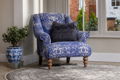 Tetrad Heritage Jacaranda Bagru Standard Chair Tetrad Heritage Jacaranda Bagru Standard Chair