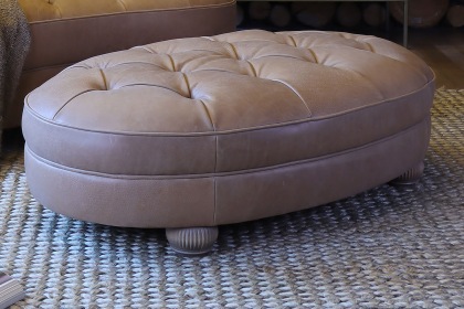 Tetrad Heritage Strand Oval Buttoned Stool Tetrad Heritage Strand Oval Buttoned Stool