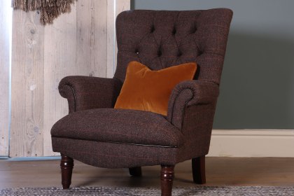 Tetrad Regent Harris Tweed Standard Chair Tetrad Regent Harris Tweed Standard Chair