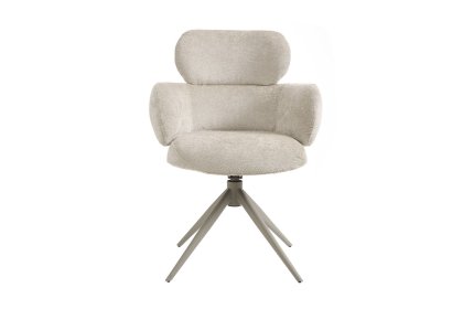 Vida Living Apollo Beige Fabric Dining Chair Vida Living Apollo Beige Fabric Dining Chair