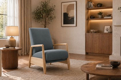 La-Z-Boy Faith Capsule Accent Chair with High Leg Pushback Recliner La-Z-Boy Faith Capsule Accent Chair with High Leg Pushback Recliner