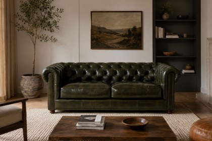 Buckland Chesterfield 2.5 Seater Sofa with Buttoned Back Buckland Chesterfield 2.5 Seater Sofa with Buttoned Back