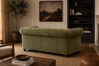 Buckland Chesterfield 2 Seater Sofa with Buttoned Back and Seat Cushions Buckland Chesterfield 2 Seater Sofa with Buttoned Back and Seat Cushions