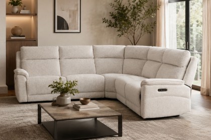 Downtown 6 Seater Corner Sofa with Power Recliner and Headrest Downtown 6 Seater Corner Sofa with Power Recliner and Headrest