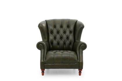 Buckland Chesterfield Buttoned Wing Chair Buckland Chesterfield Buttoned Wing Chair