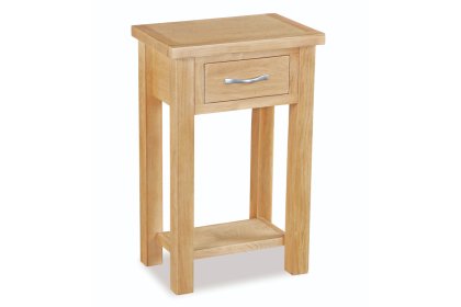 New Trinity Natural Oak Telephone Table New Trinity Natural Oak Telephone Table