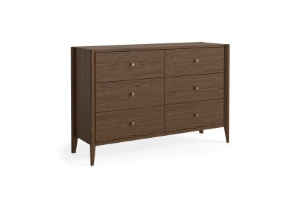 Paris Brown 6 Drawer Chest of Drawers Paris Brown 6 Drawer Chest of Drawers