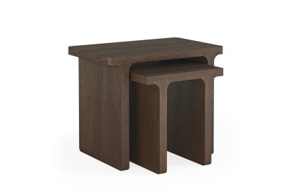 California Dark Oak Rectangular Nest of Tables California Dark Oak Rectangular Nest of Tables