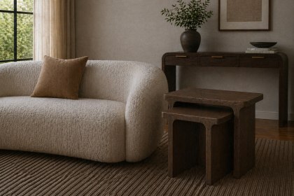 California Dark Oak Rectangular Nest of Tables California Dark Oak Rectangular Nest of Tables