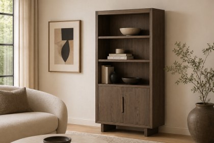 California Dark Oak Display Cabinet California Dark Oak Display Cabinet