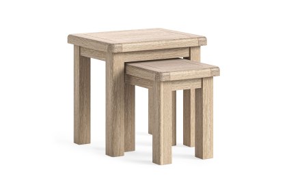 Normandy White Wash Nest Of Tables Normandy White Wash Nest Of Tables