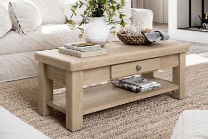 Normandy White Wash Coffee Table Normandy White Wash Coffee Table