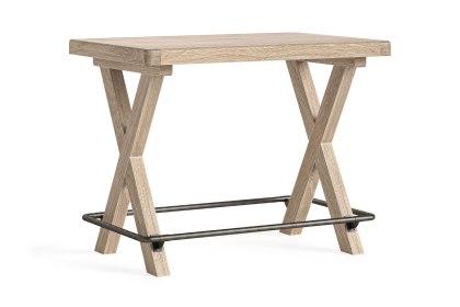 Normandy White Wash Bar Table Normandy White Wash Bar Table