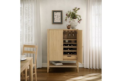 Sicily Oak Bar Drinks Cabinet Sicily Oak Bar Drinks Cabinet