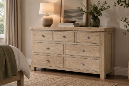 Normandy White Wash 3 Over 4 Chest of Drawer Normandy White Wash 3 Over 4 Chest of Drawer