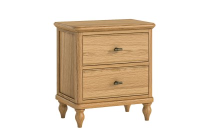 Verona Oak Wide Bedside Table Verona Oak Wide Bedside Table