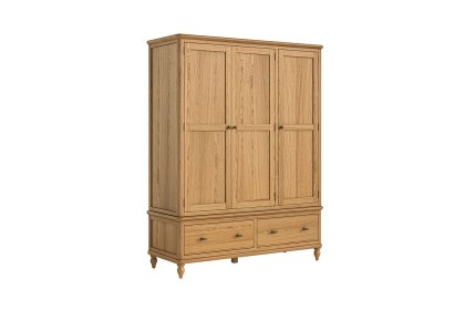 Verona Oak Triple Wardrobe Verona Oak Triple Wardrobe