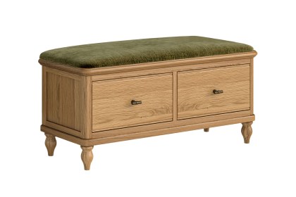 Verona Oak Storage Bench Verona Oak Storage Bench
