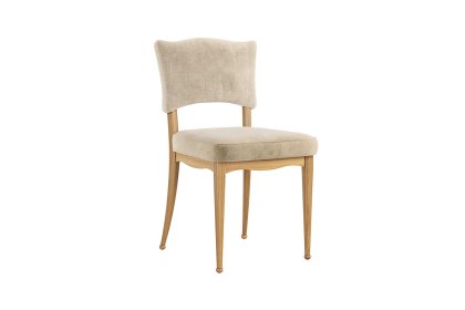 Verona Oak Ivy Dining Chair in Oatmeal Fabric Verona Oak Ivy Dining Chair in Oatmeal Fabric
