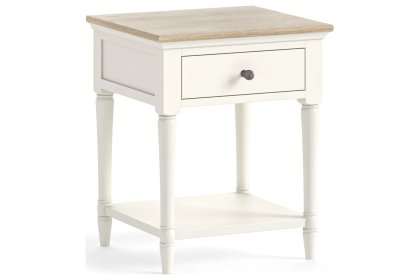 Provence Painted Off-White Oak Lamp Table Provence Painted Off-White Oak Lamp Table