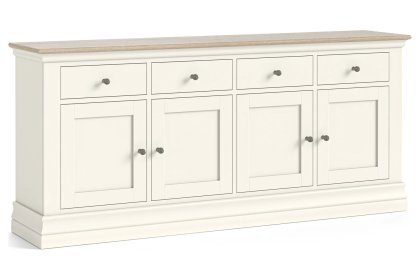 Provence Painted Off-White Oak 167cm Extra Large Sideboard Provence Painted Off-White Oak 167cm Extra Large Sideboard