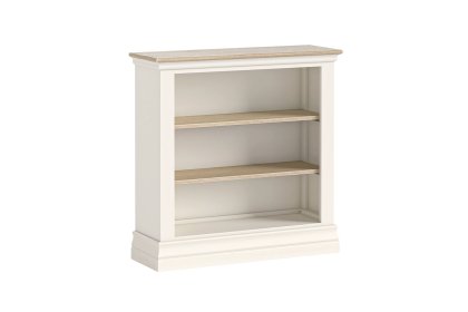 Provence Painted Off-White Oak Low Bookcase Provence Painted Off-White Oak Low Bookcase