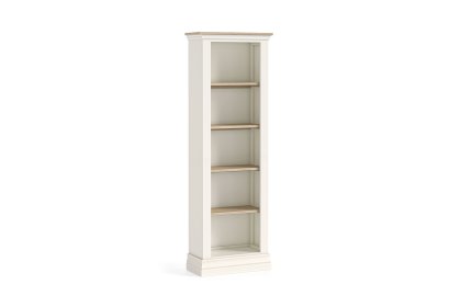 Provence Painted Off-White Oak Slim Bookcase Provence Painted Off-White Oak Slim Bookcase