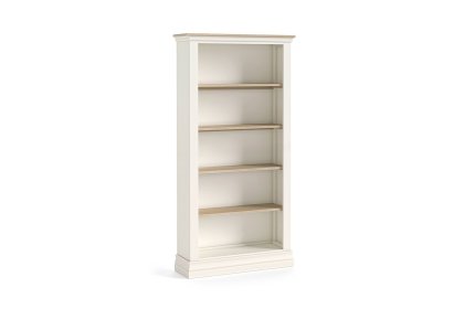 Provence Painted Off-White Oak Large Bookcase Provence Painted Off-White Oak Large Bookcase