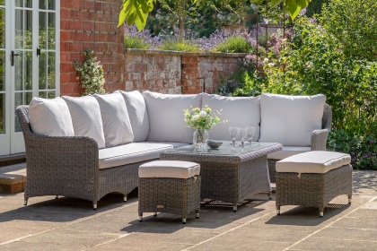 Gallery Direct Ascot Outdoor Corner Dining Set With Rising Table Gallery Direct Ascot Outdoor Corner Dining Set With Rising Table