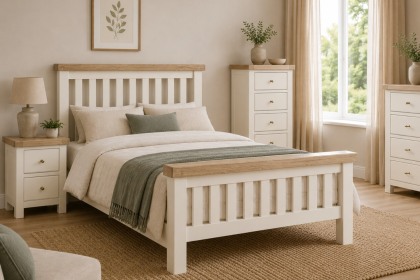 Windsor Country Oak Painted Bed Frame Windsor Country Oak Painted Bed Frame
