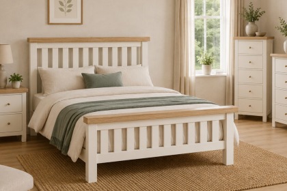 Windsor Country Oak Painted Bed Frame Windsor Country Oak Painted Bed Frame