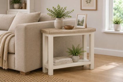 Windsor Country Oak Painted Sofa Side Table Windsor Country Oak Painted Sofa Side Table